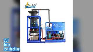 20T Tüp Buz Makinesi Tam Otomatik 170KW