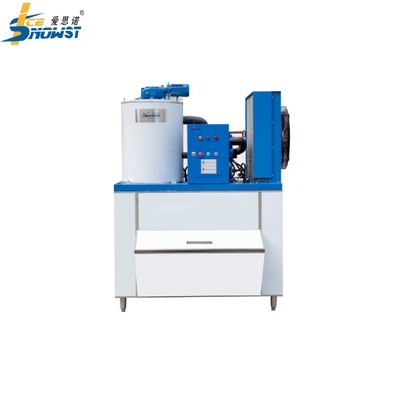satın al 2 tonluk Su Soğutucu Kar Tüylü Buz Makinesi SS304 Paslanmaz Çelik Buz Kutusu ile online manufacture