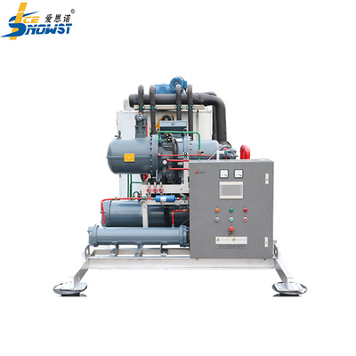 satın al 10 Ton Tatlı Su Deniz Buz Makinesi Düşük Enerjili Buz Yapma 3P 220V online manufacture