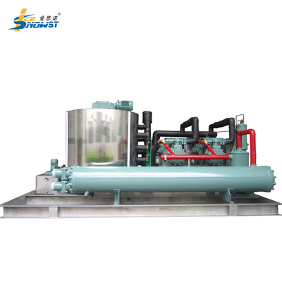 satın al 304SS 316SS Paslanmaz Çelik Deniz Su Flake Buz Makinesi 10 Ton online manufacture