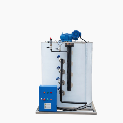 Amonyak sistemi olan 10 ton buz kabuğu buharlaştırıcı makinesi
