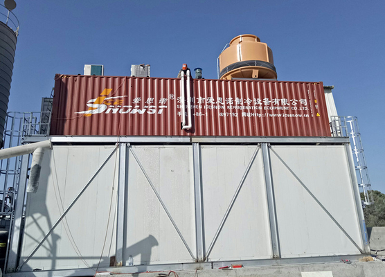 Konteynerli Beton Soğutma Sistemi Buz Yapım Tesisi 30T