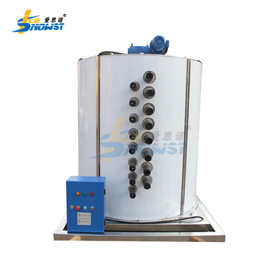 25 Ton Flake Buz Buharatçısı Kasaplık İşleme için Ölçekli Buz Makinesi