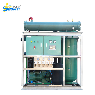 Otomatik Tube Buz Makinesi Maker 10T PLC Kontrol Sistemi
