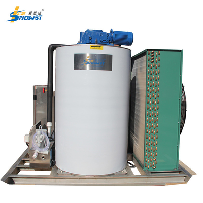 Ekmek işleme için tam otomatik 3 ton paslanmaz çelik dondurma makinesi Su besleme basıncı 0.1Mpa-0.6Mpa