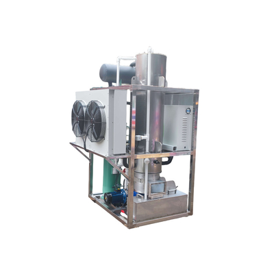 PLC Kontrol Sistemi Tüp Buz Makinesi Paslanmaz Çelik Buharlaştırıcı Tüplu Buz Makinesi
